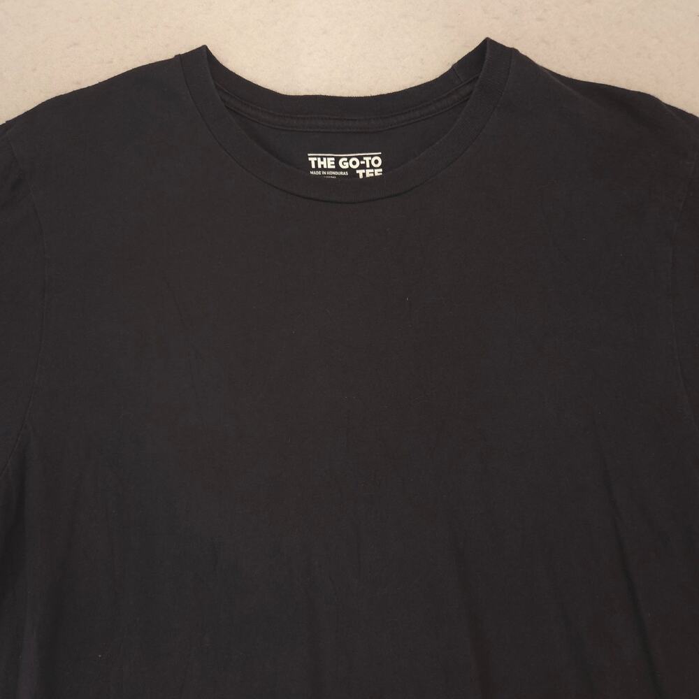 Adidas Casual Crew Neck Short Sleeve Graphic Shirt Mens Size Large L Black White